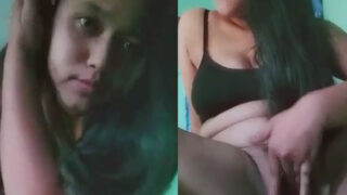 Bengali college girl fingering video