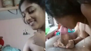 Cute Tamil girl blowjob deti hui apne bf ko